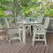 Highwood Usa Weatherly 5pc Square Counter Height Outdoor Furniture Dining Set AD-CNW44-EUC - alternate 2